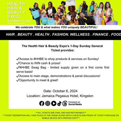 #HHBE OCTOBER 2024 EARLY BIRD 1-DAY SUNDAY ONLY