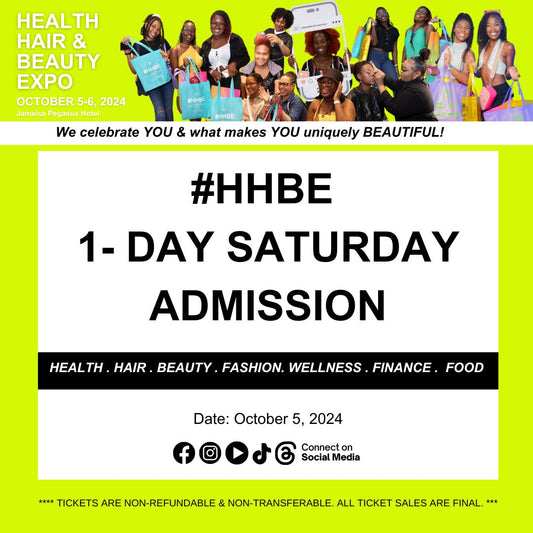 #HHBE October Saturday 1 -Day Admission